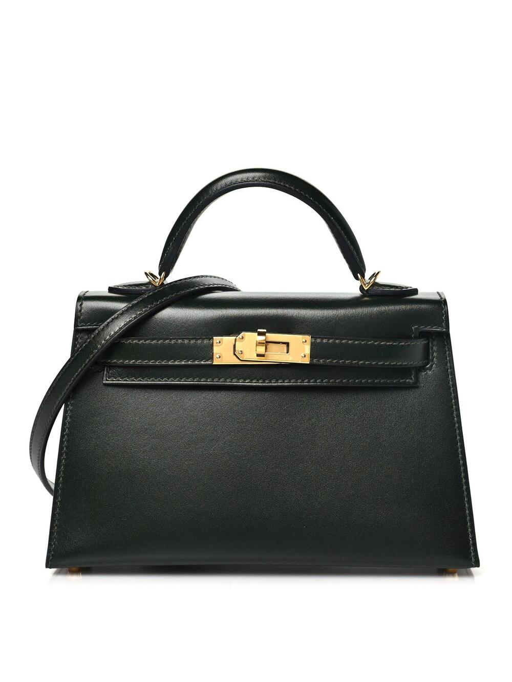 Hermes Box Mini Kelly Sellier 20 Vert #348565H29B